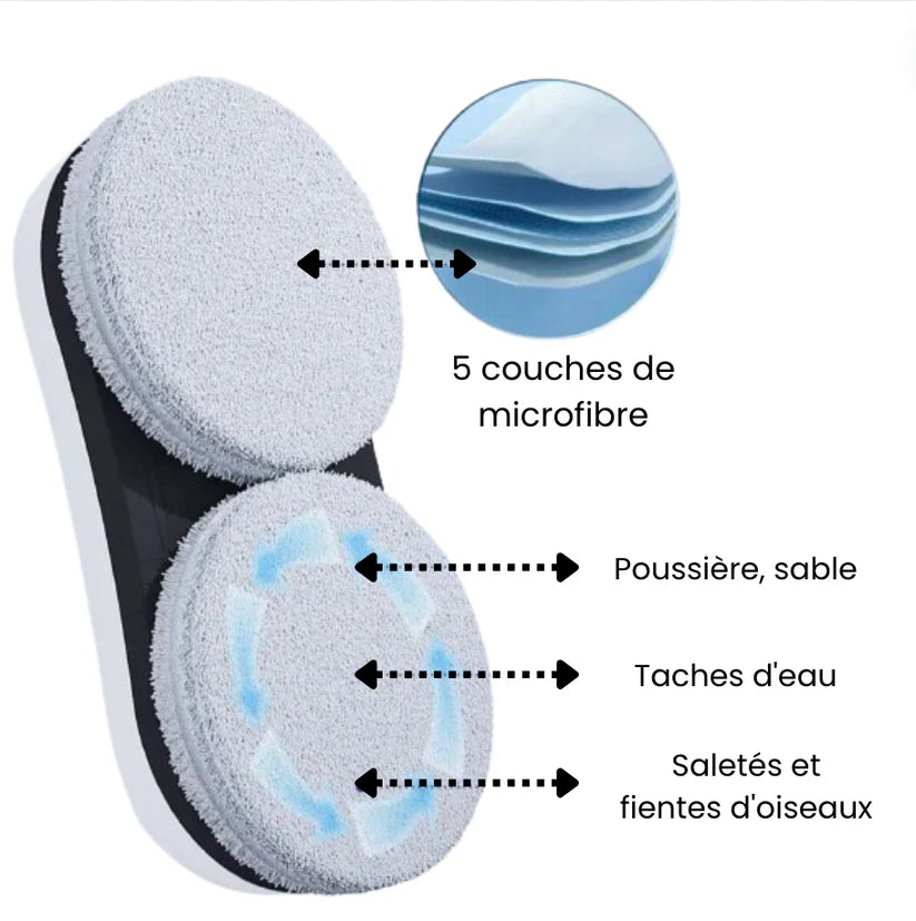 12 lingettes en microfibre